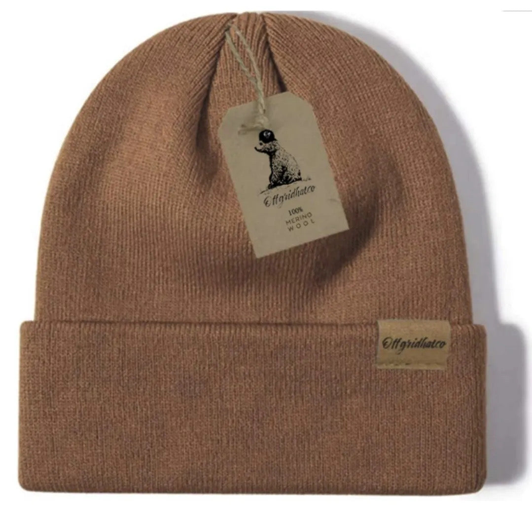 100% Merino Wool Beanies