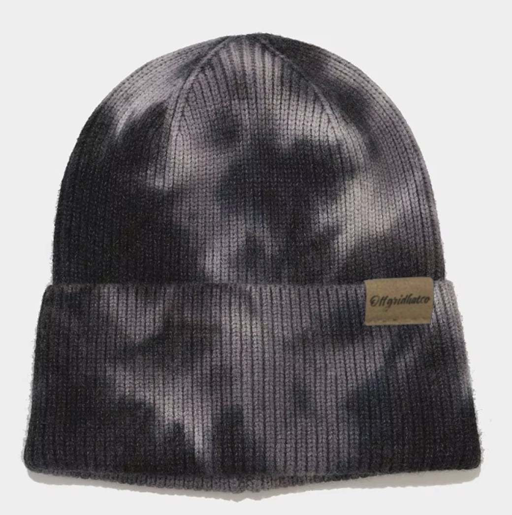 Offgridhatco Tie Dye Black Smoke – Acrylic Blend